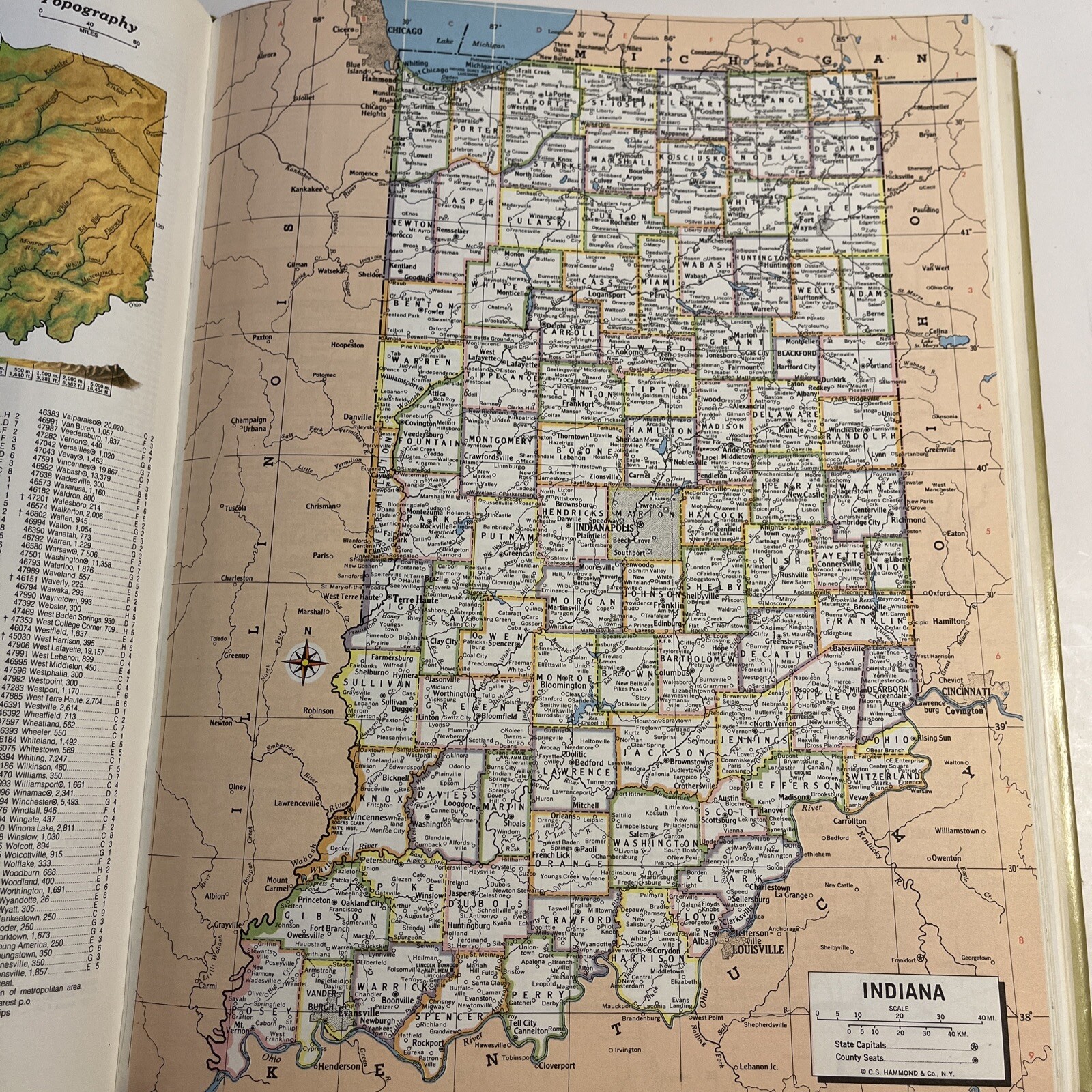 Hammond Medallion World Atlas 1983