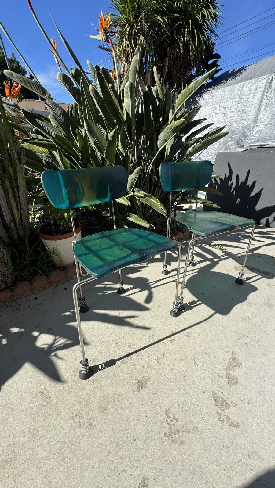 (2) pair of pre owned Gaetano Pesce Broadway Chair Bernini 1993