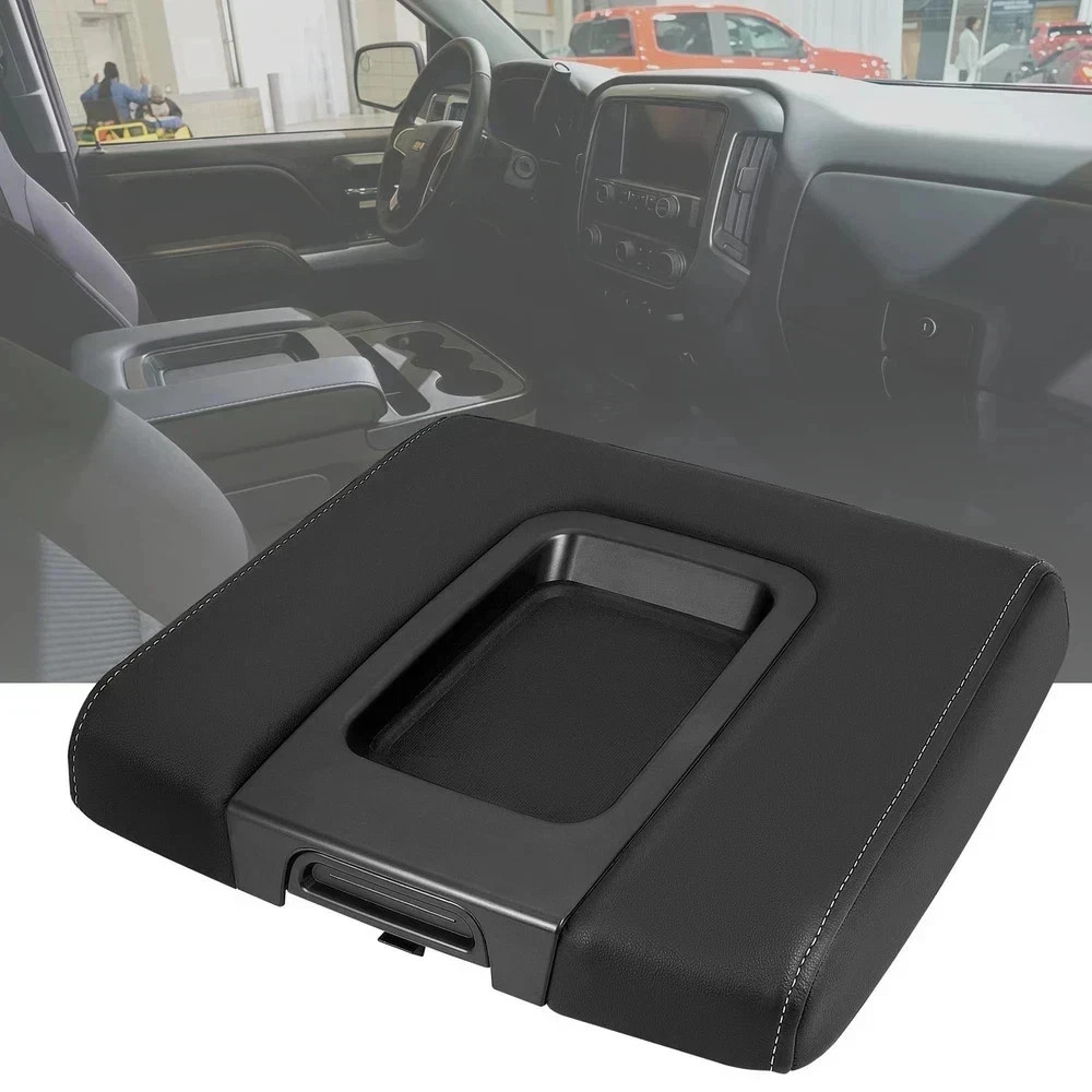 Center Console Lid Compatible with Chevy Silverado 1500 2500HD 3500HD 2014-20…