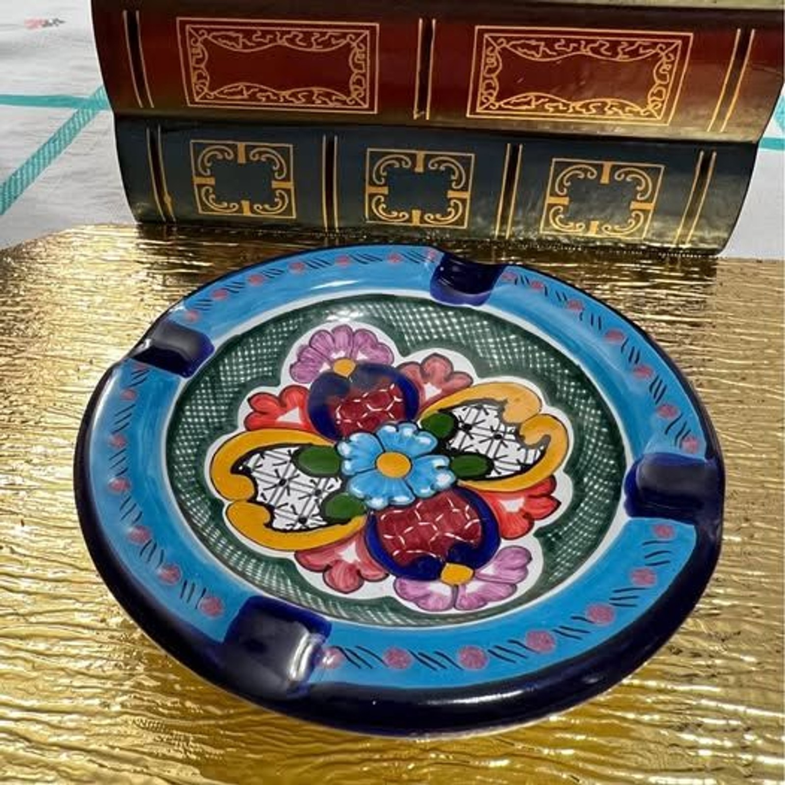 Ashtray Talavera Decoration – Lead Free