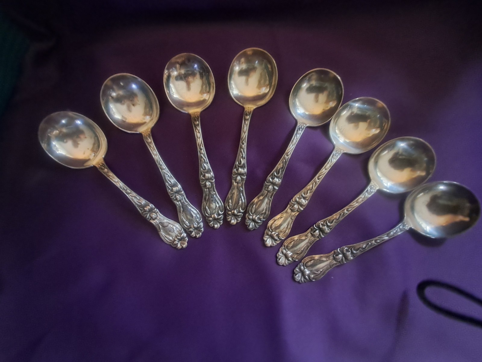 Frank M Whiting Sterling Flatware Set 65 Pc