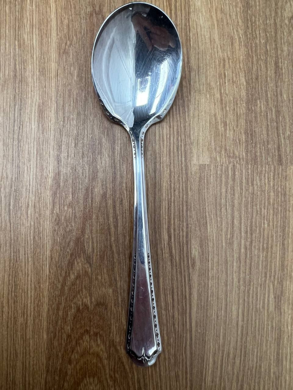 Vintage Tudor Plate Oneida Community Made Silverplate Serving Spoon 6”