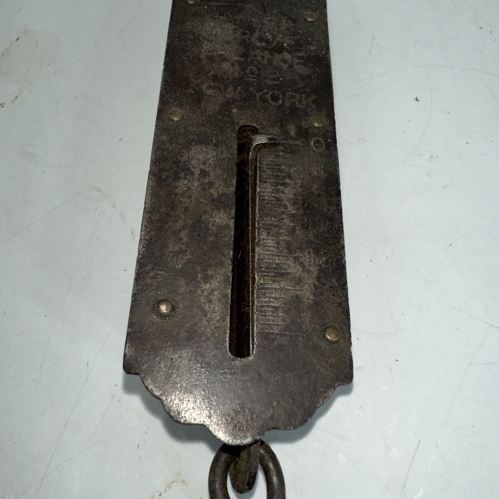 Lander’s Improved Balance Hanging Hook Scale No. 2 Vintage Antique New York USA