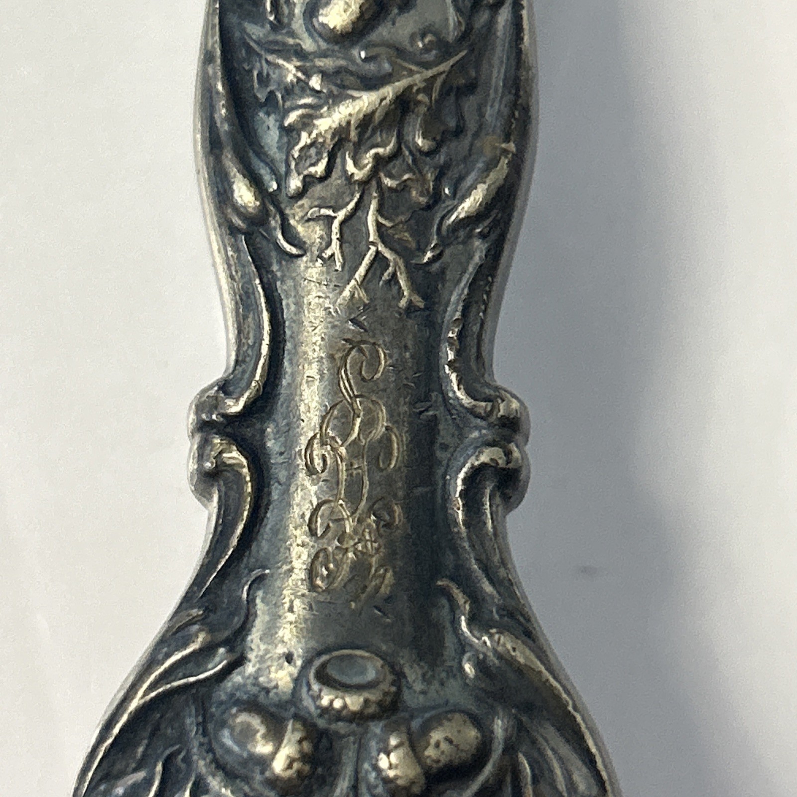 Antique Silver Plated? Hexagon Knife Sharpener – Monogramed