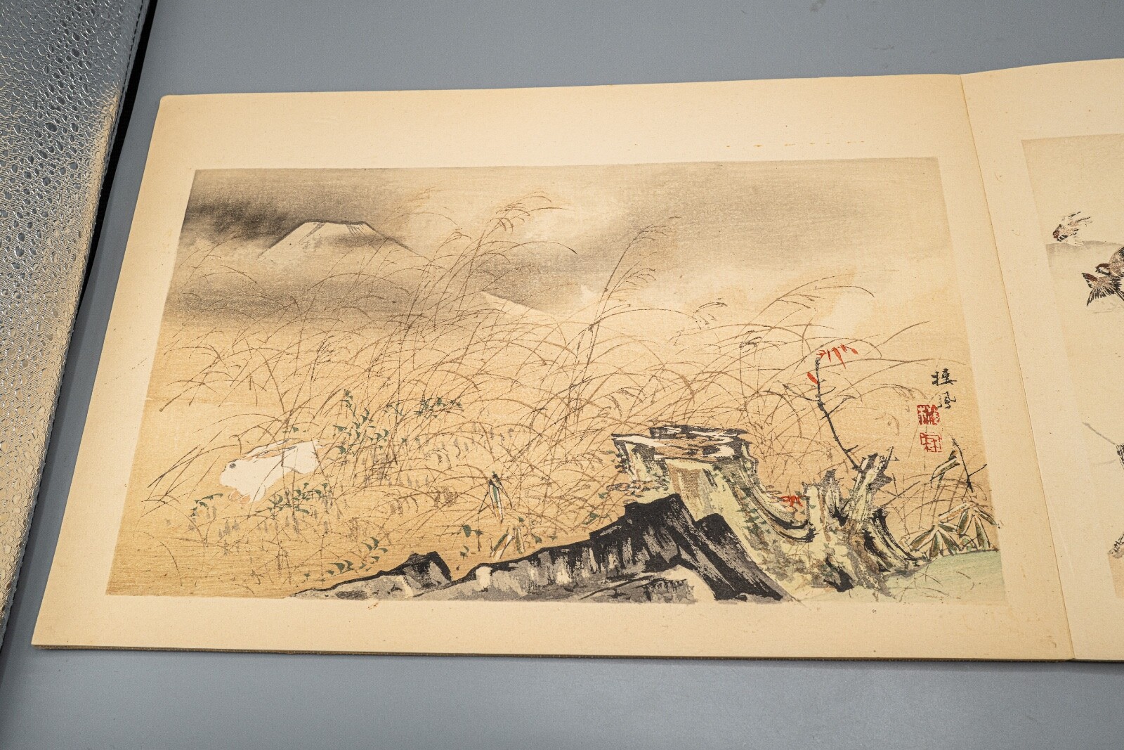Seiho Takeuchi (1864-1942) Woodblock Print Book 12 Prints Boat Ocean Mt Fuji