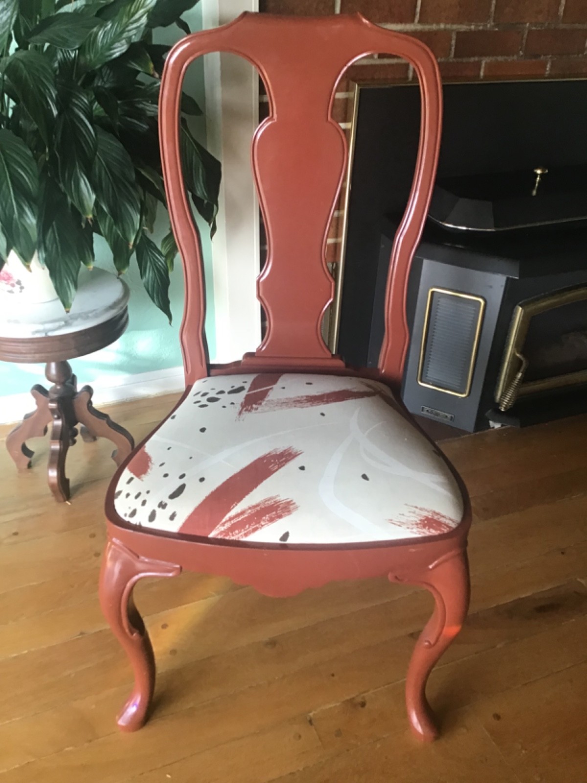🇮🇹 4 Dining Chairs, “Florentia” QUEEN ANNE STYLE, VTG, Made in Italy 🇮🇹