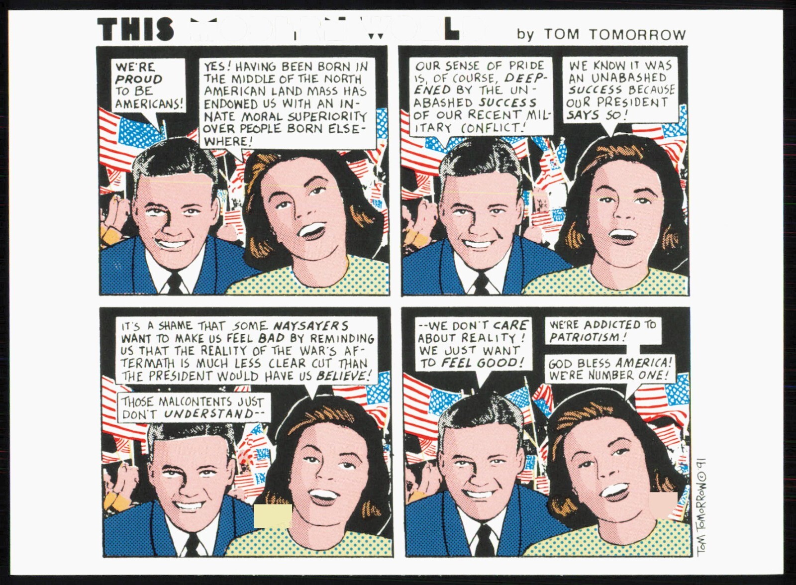 This Modern World by Tom Tomorrow #4 Postcard