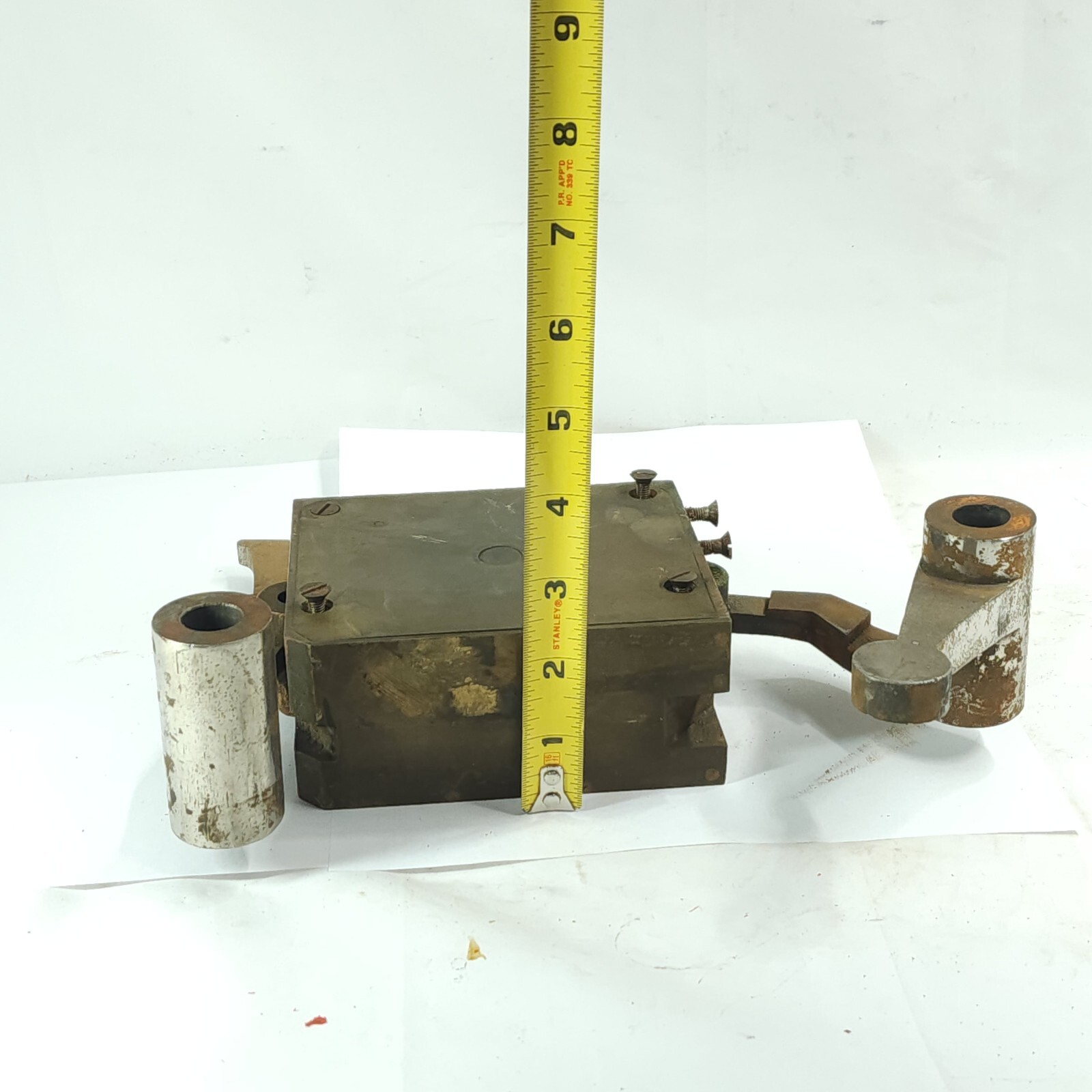 Antique Hall Safe Part- extremely heavy, metal filled