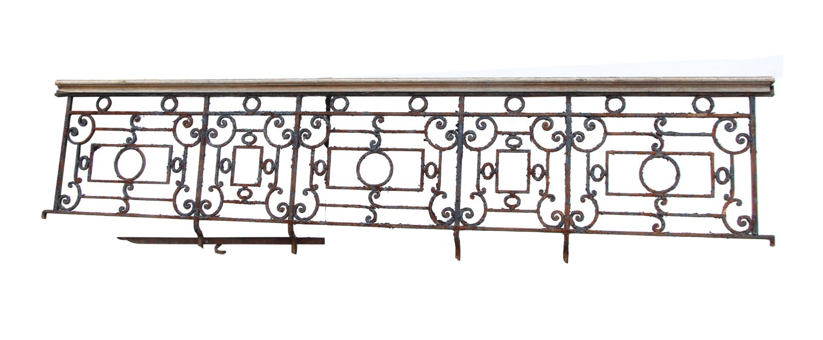 100 feet of Hotel Staircase Railings with 44 feet of Balcony Railing