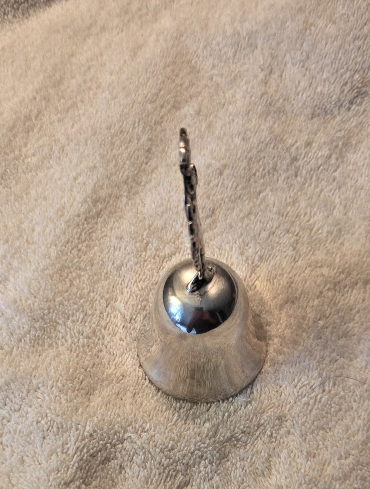 American sterling silver DINNER BELL all silver Courting Colonial Dandy 78 grams