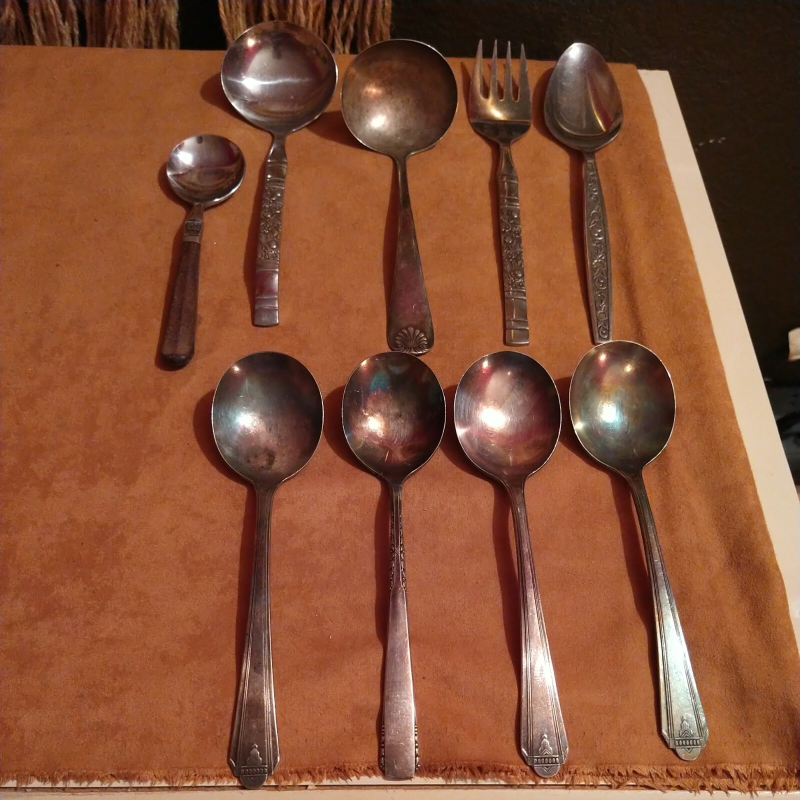 9 PC Mixed Flatware Lot