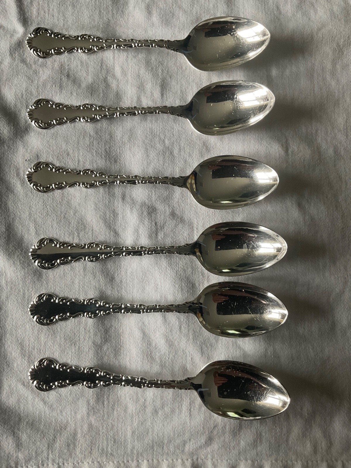 Antique Sterling Louis XV by Roden Bros/Birks 5 O’Clock Spoon – No Mono