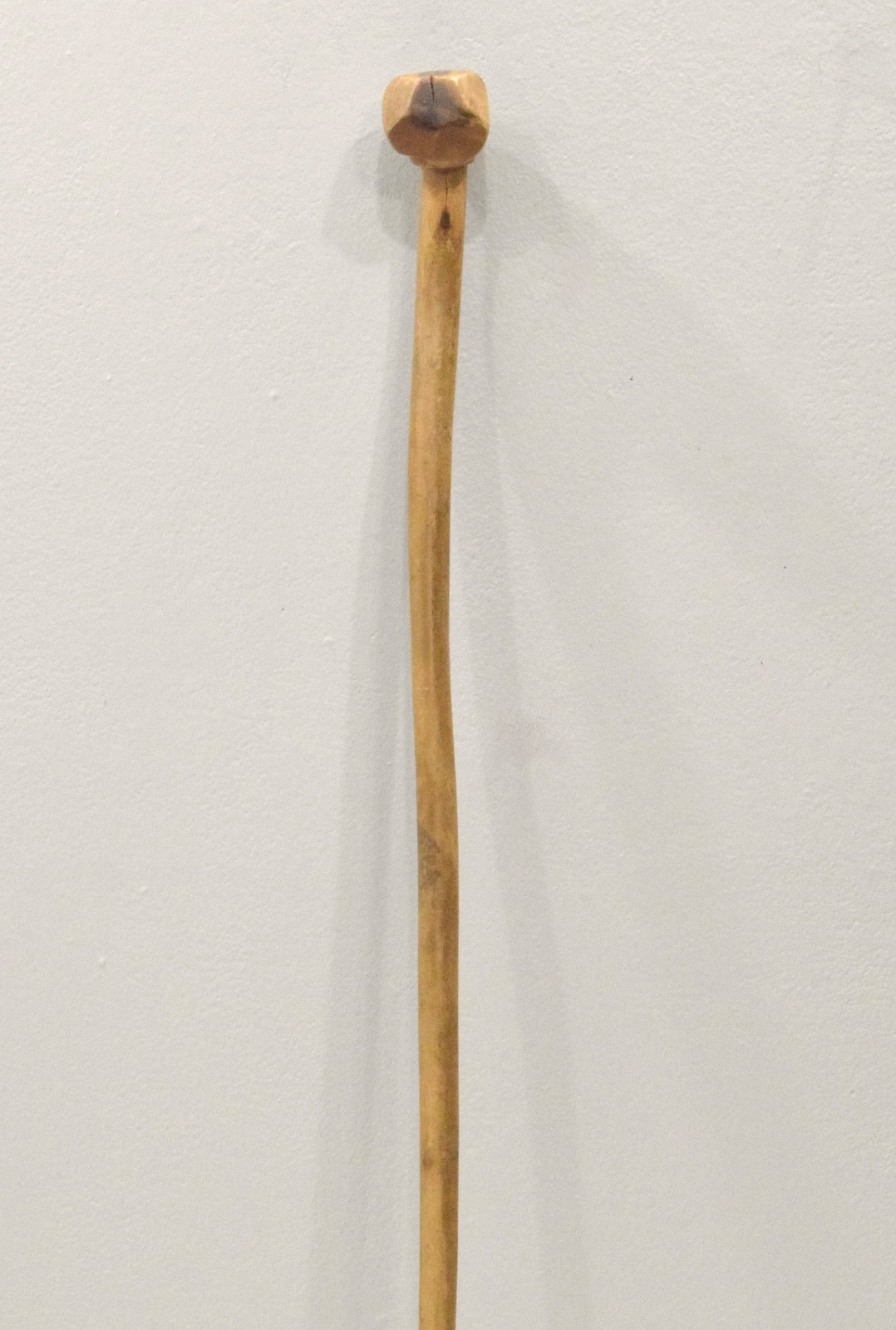 African Zulu Tribe Rungu Wood Carved Faceted Throwing Club