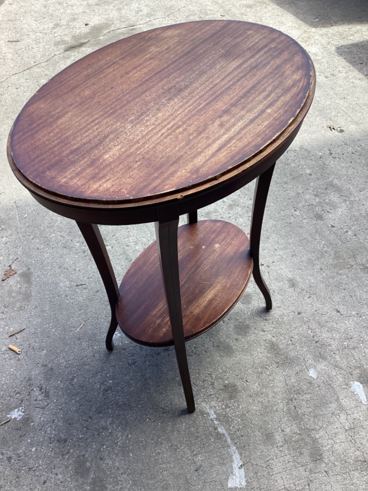 Antique Grand Rapids Imperial Side Table Painted No Metal Trim For Restore