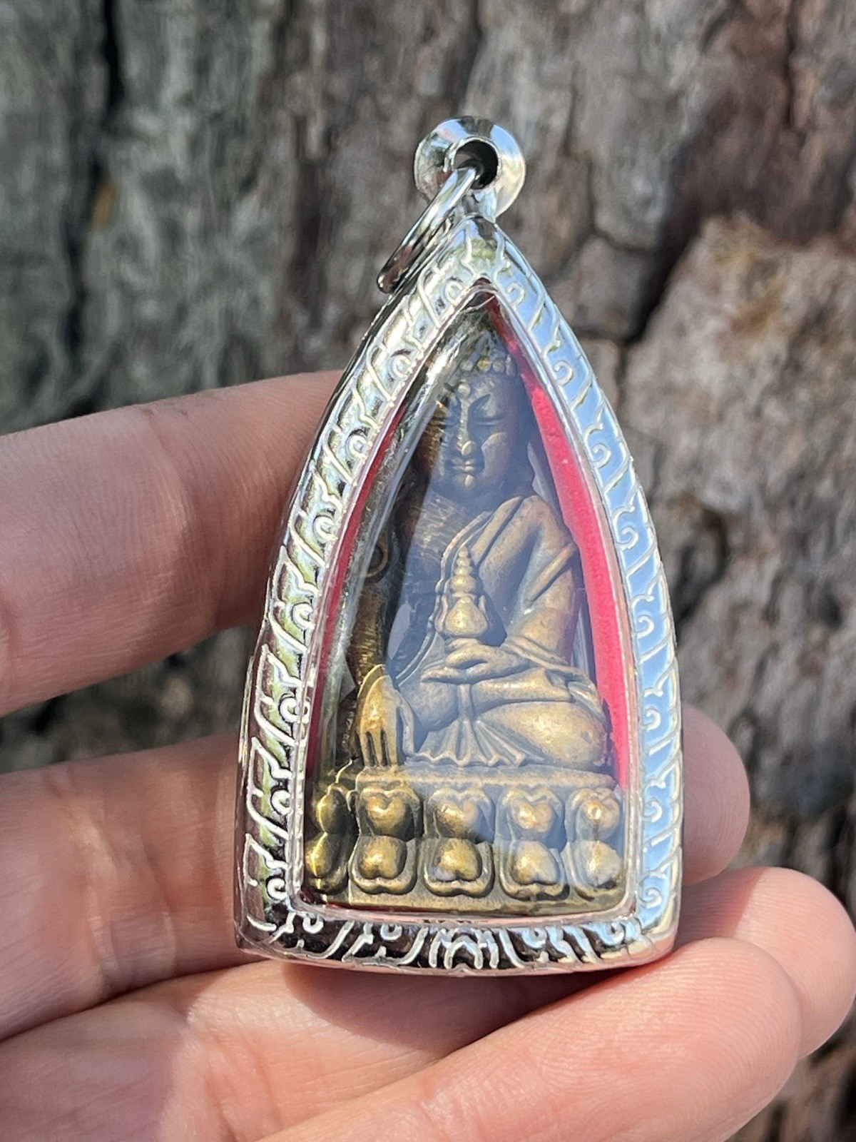 Huge Phra Kring Thai Buddha Amulet Vol.Y8