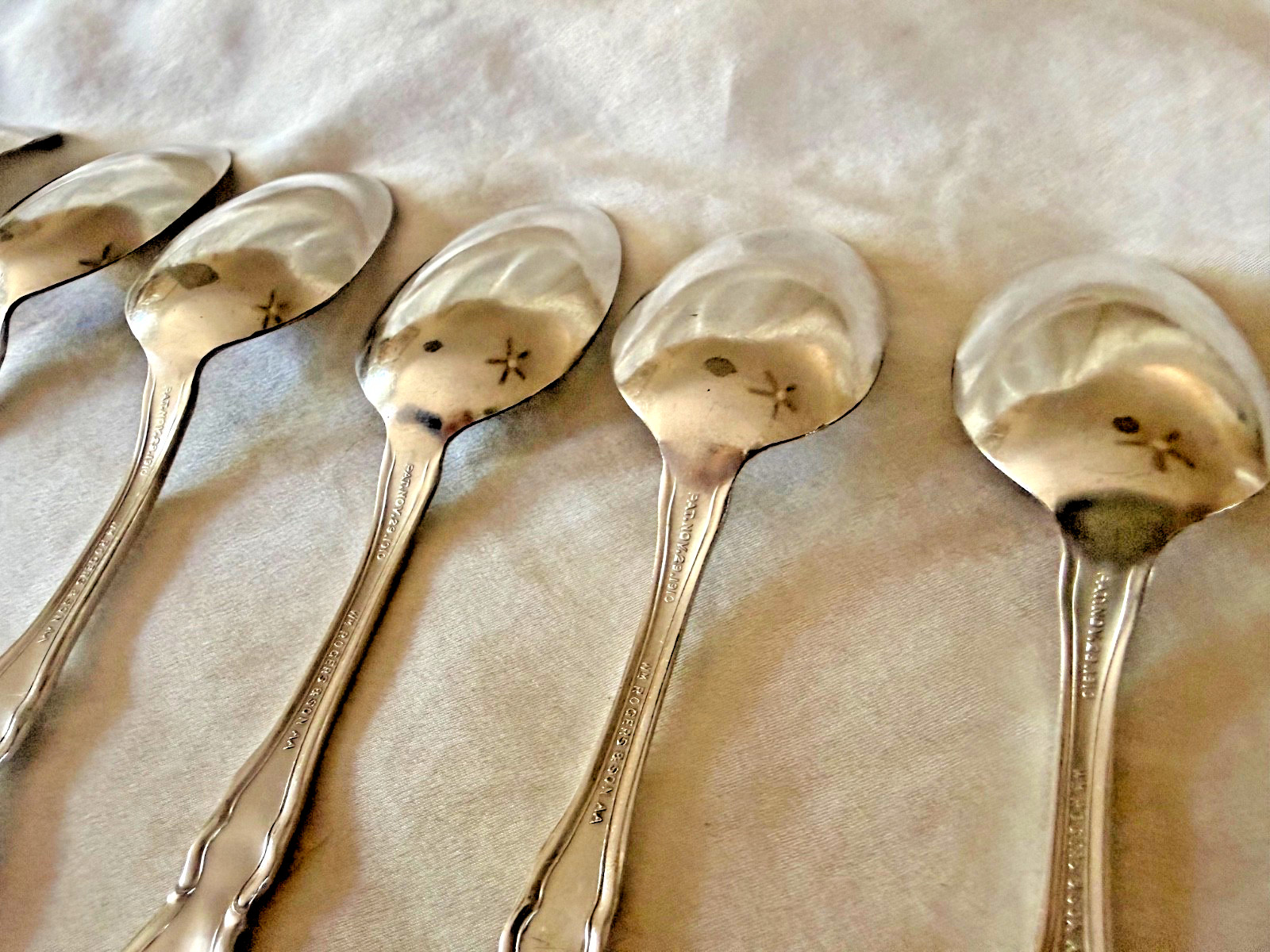 William Rogers & Son AA Spoons Flatware Patented 1910 Silver Plate