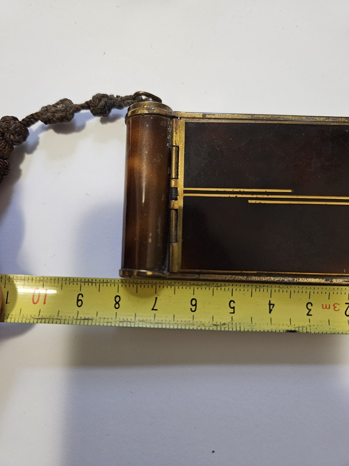 Antique Art Deco Compact & Lipstick Minaudière (c. 1930s-1940s)