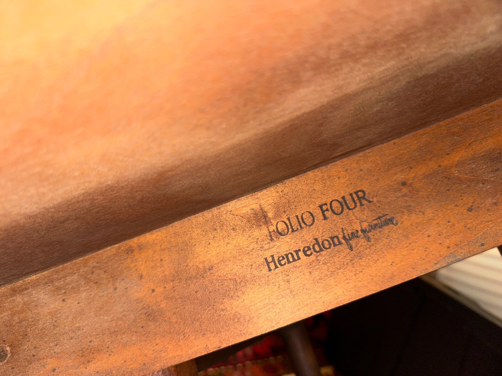 Henredon Folio Four Vintage Gate Leg Table Pembroke Drop Leaf Display Made USA