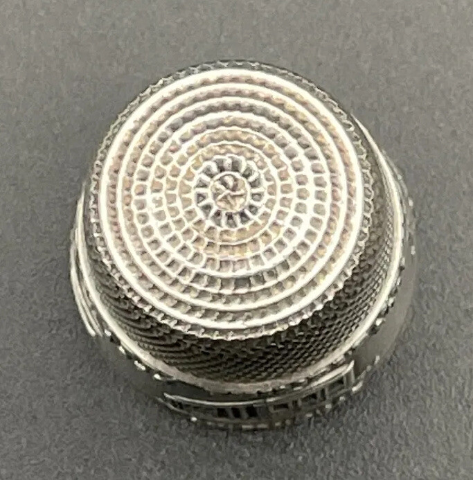 Sterling Silver Thimble TCI San Francisco Bay Area Thimble Society 2008 Simmons