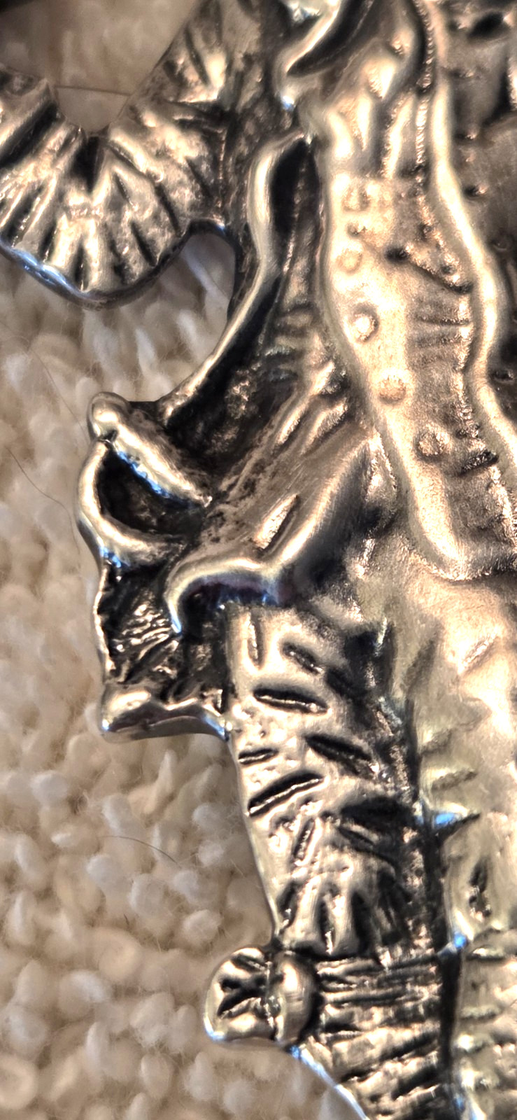 American sterling silver DINNER BELL all silver Courting Colonial Dandy 78 grams