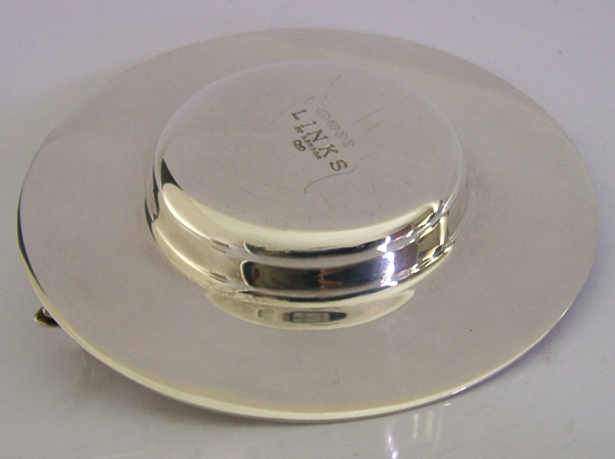 BOXED SOLID STERLING SILVER DUCK DUCKLING POND DISH 1998 LINKS of LONDON