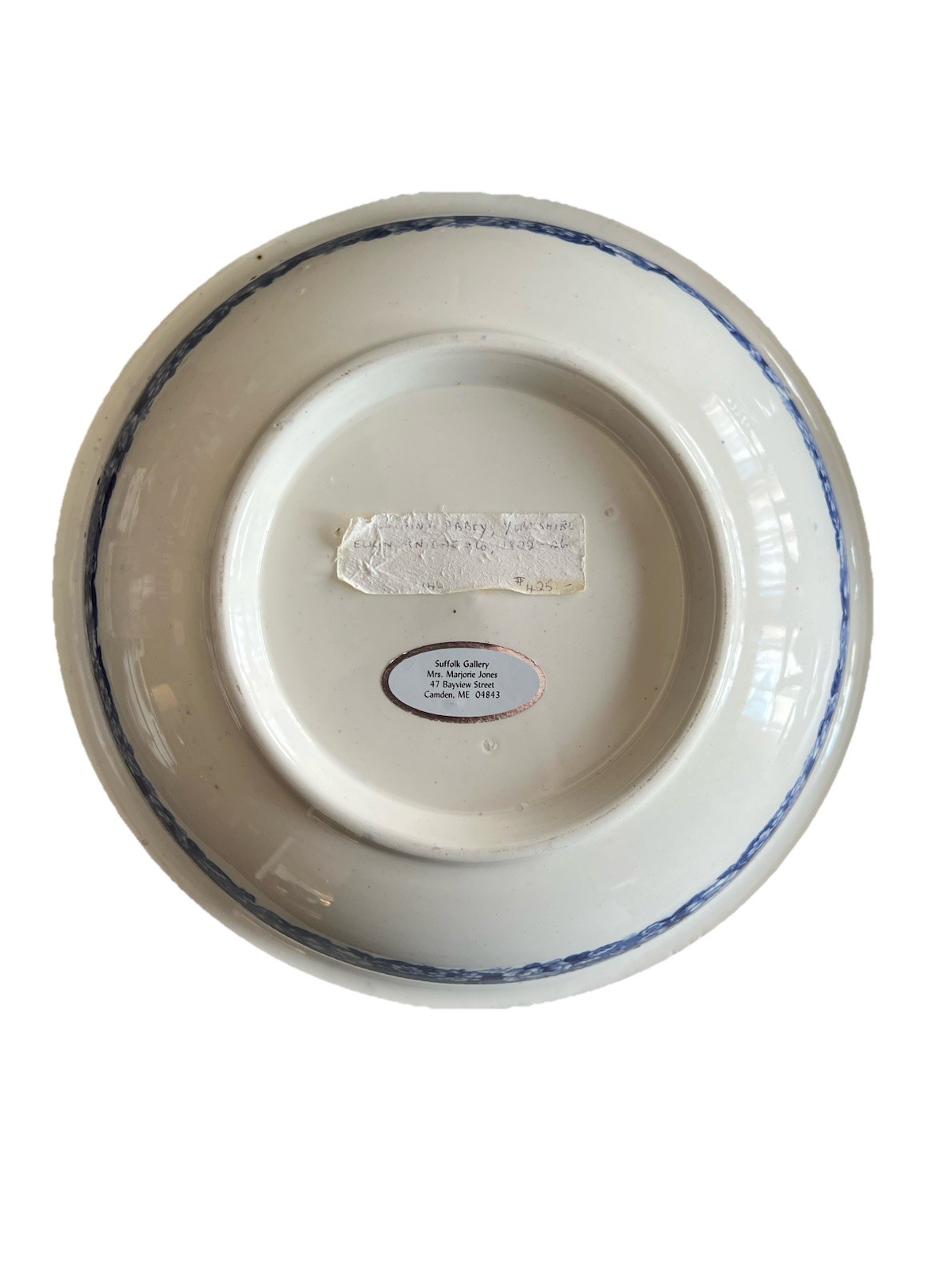 Elkin Knight & Co Transferware Wash Bowl, Fountains Abbey, Yorkshire C1830