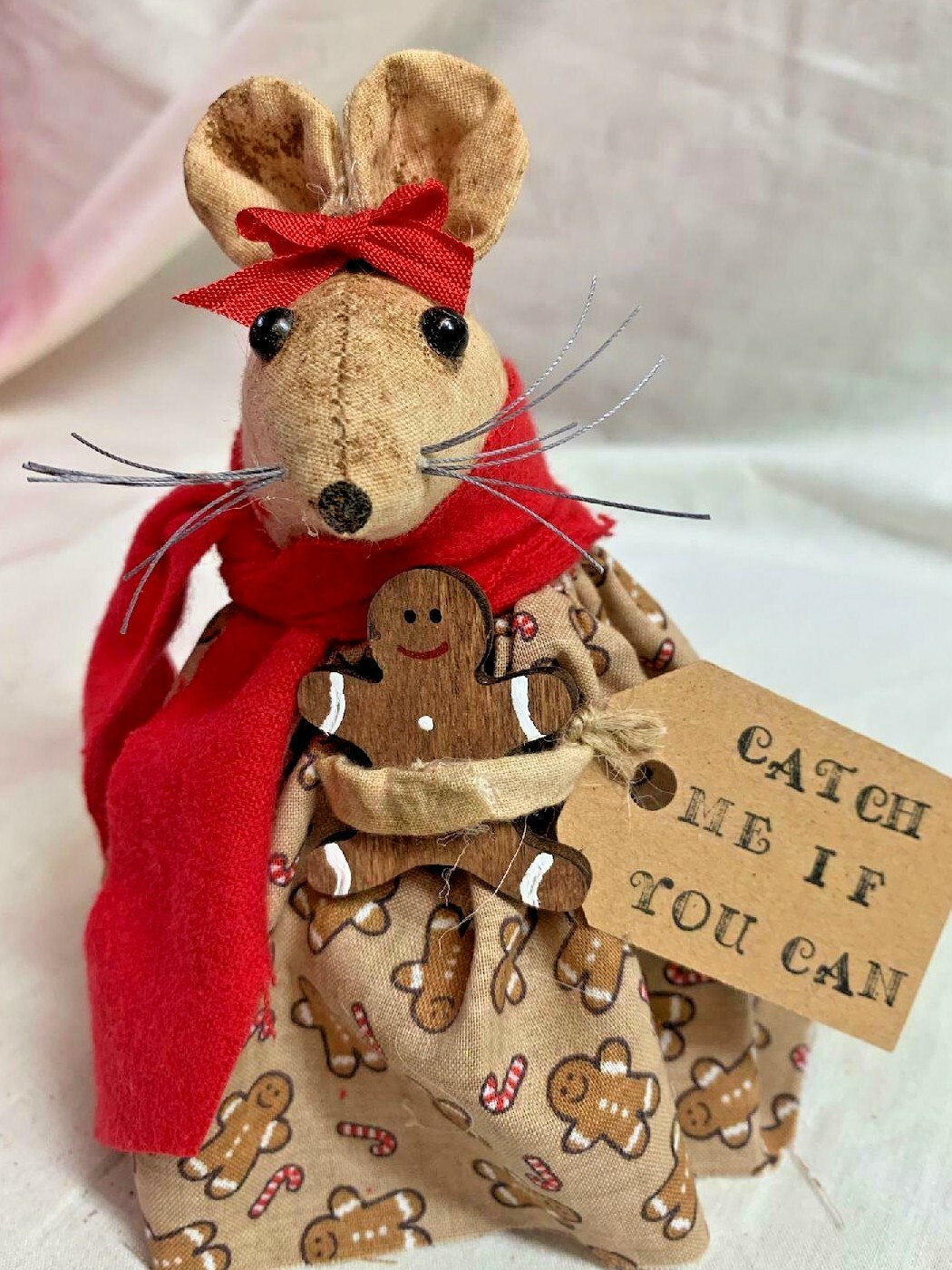 Mouse/Gingerbread/Primitive/Farmhouse/Christmas/Grunged