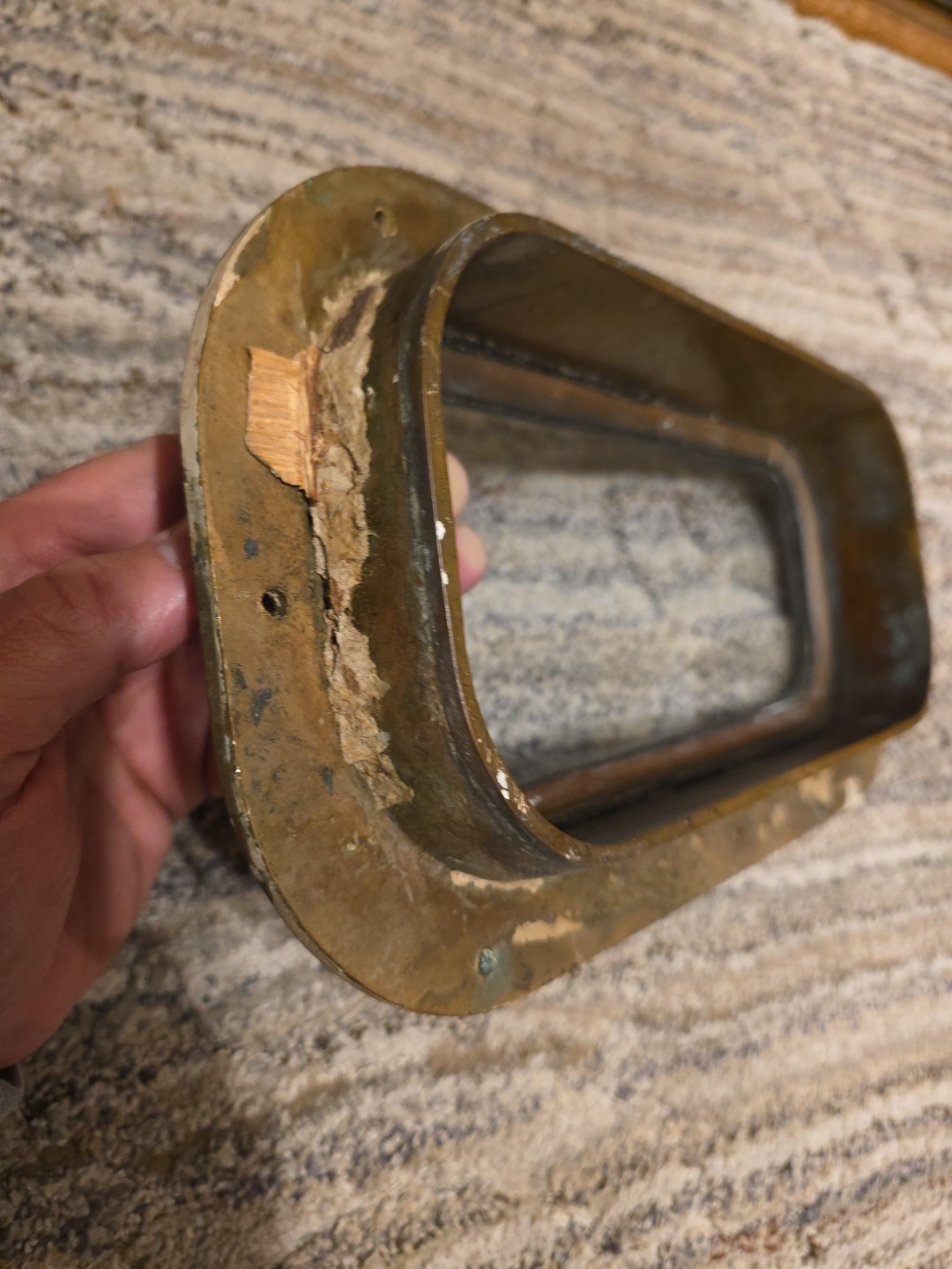 King’s Cruiser No 41 Sweden Rectangular Porthole By AB Telfa Lot 2 With Plaque