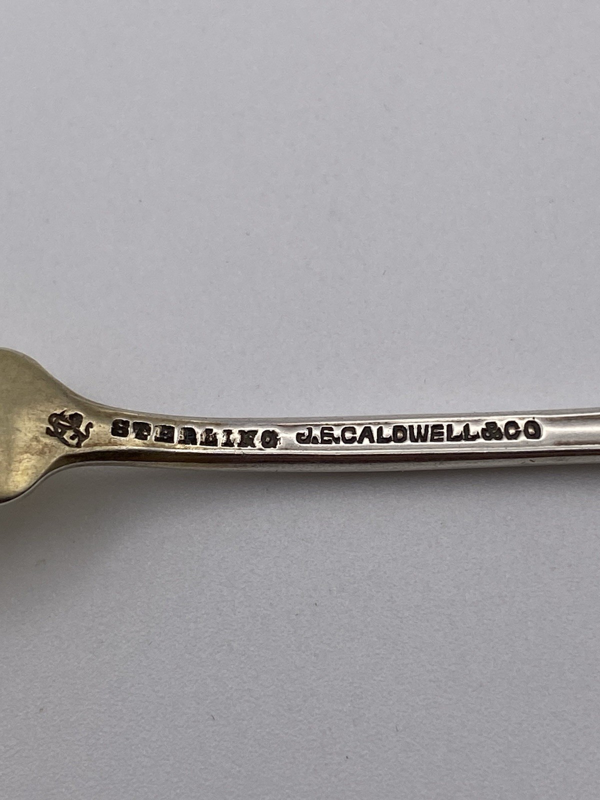 Delicate J.E. Caldwell Sterling Silver Berry Fork