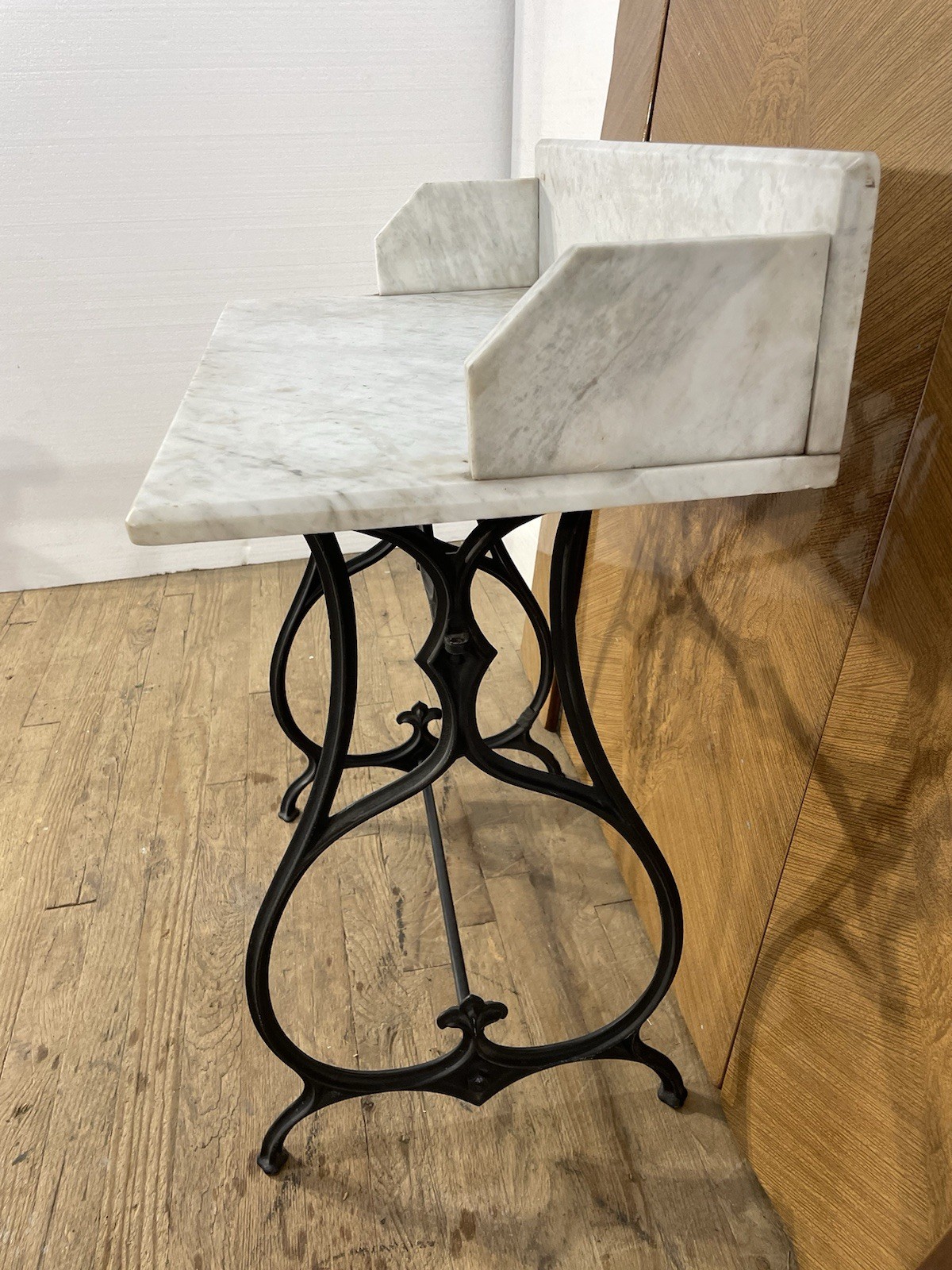 Antique Marble Replacement Top 27 3/4″ x 15 1/4″ Rectangle from Washstand White