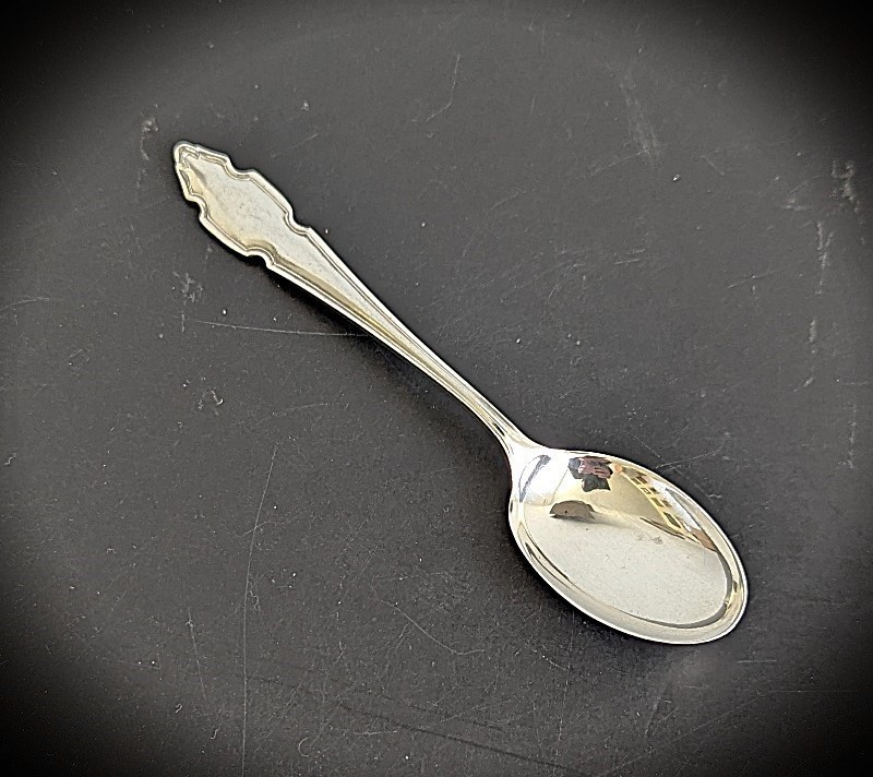 Vintage Sterling Silver Coffee Spoon Cooper Brothers & Sons Sheffield 1951