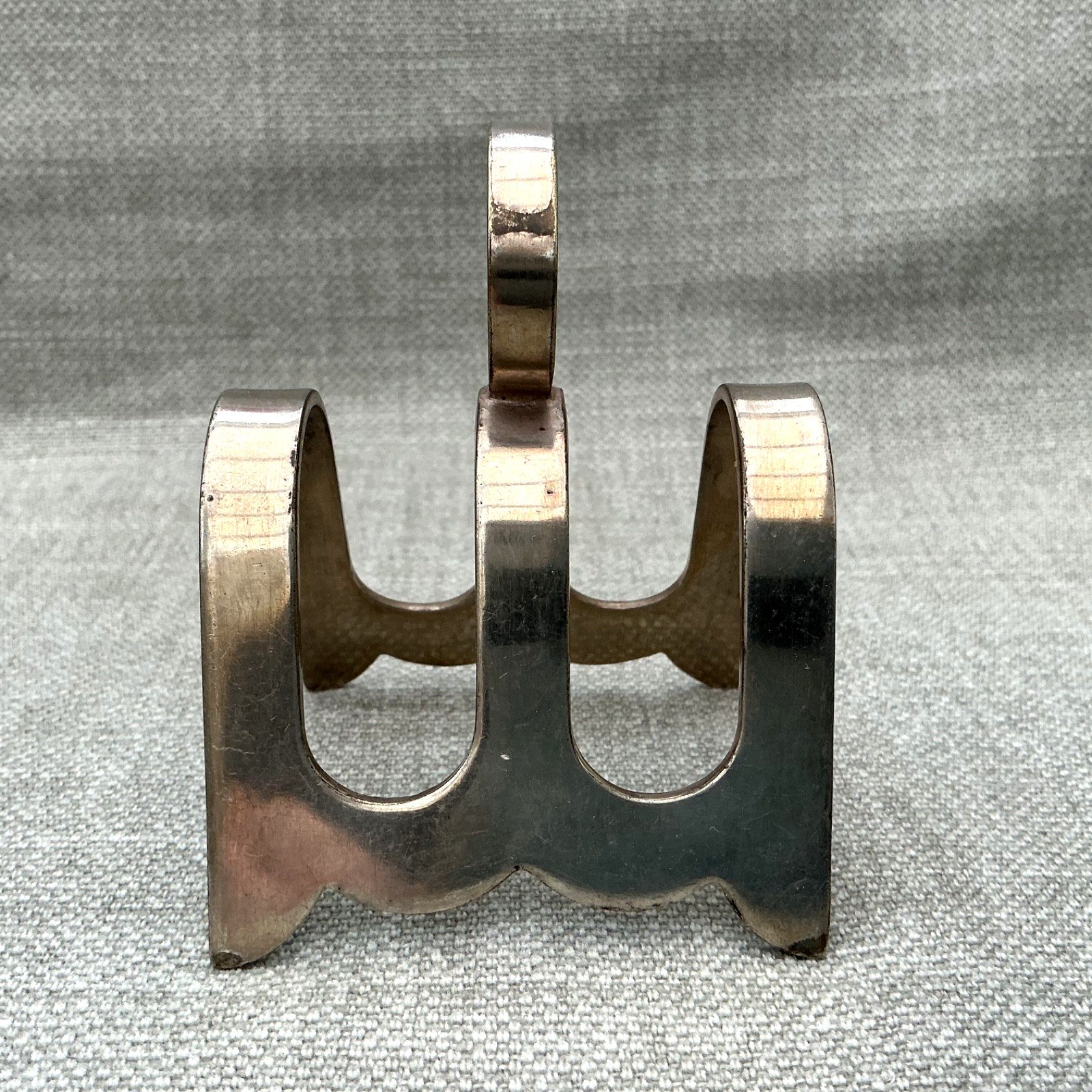 Vintage Walker and Hall Silver Plate Small 2 Slice Toast Rack c1950s
