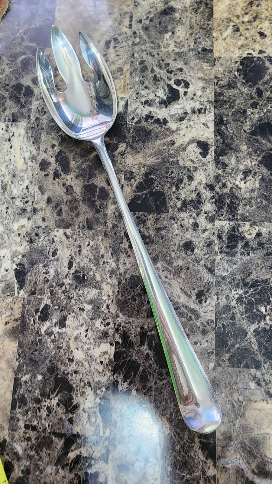 VINTAGE GEORGIAN PATTERN GARRITY SILVERPLATED SPORK/ FORK G 48 🥗🥘