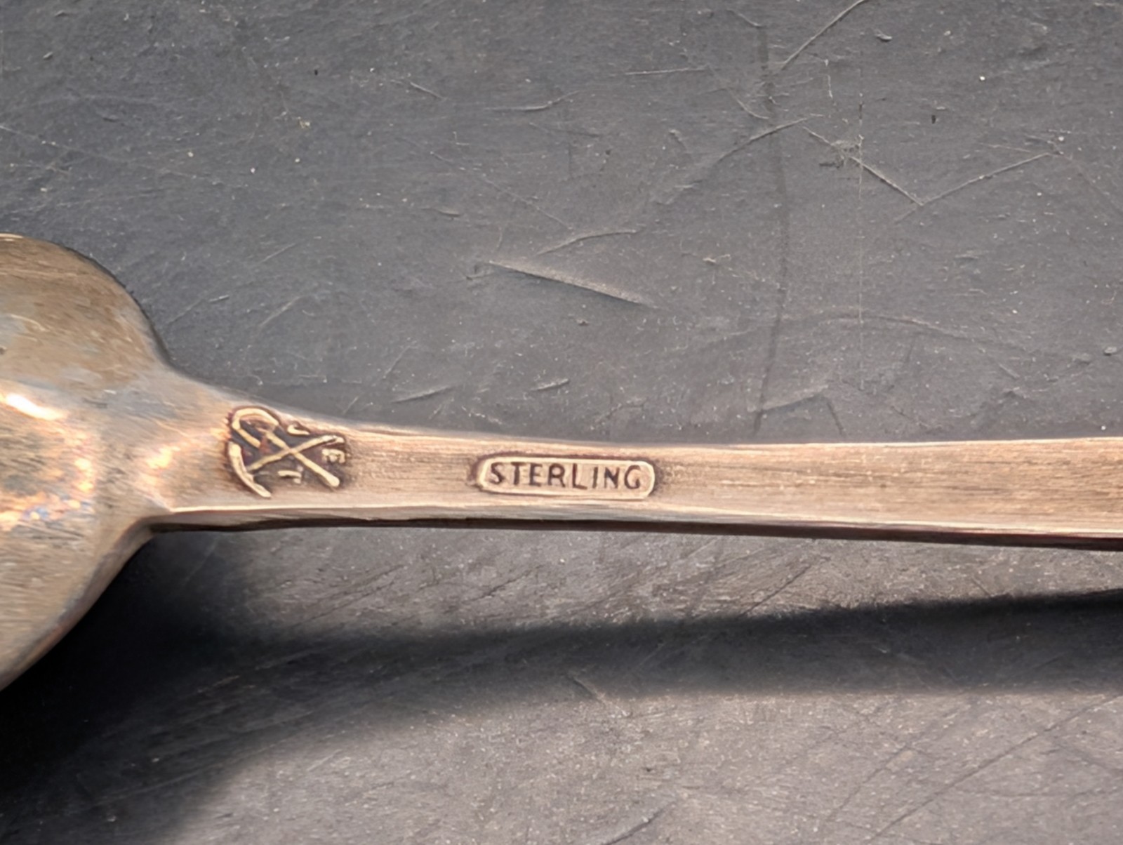 🔥 VTG JOSEPH MEYER STERLING SILVER 49TH STATE ALASKA SOUVENIR SPOON 11.5 GRAMS