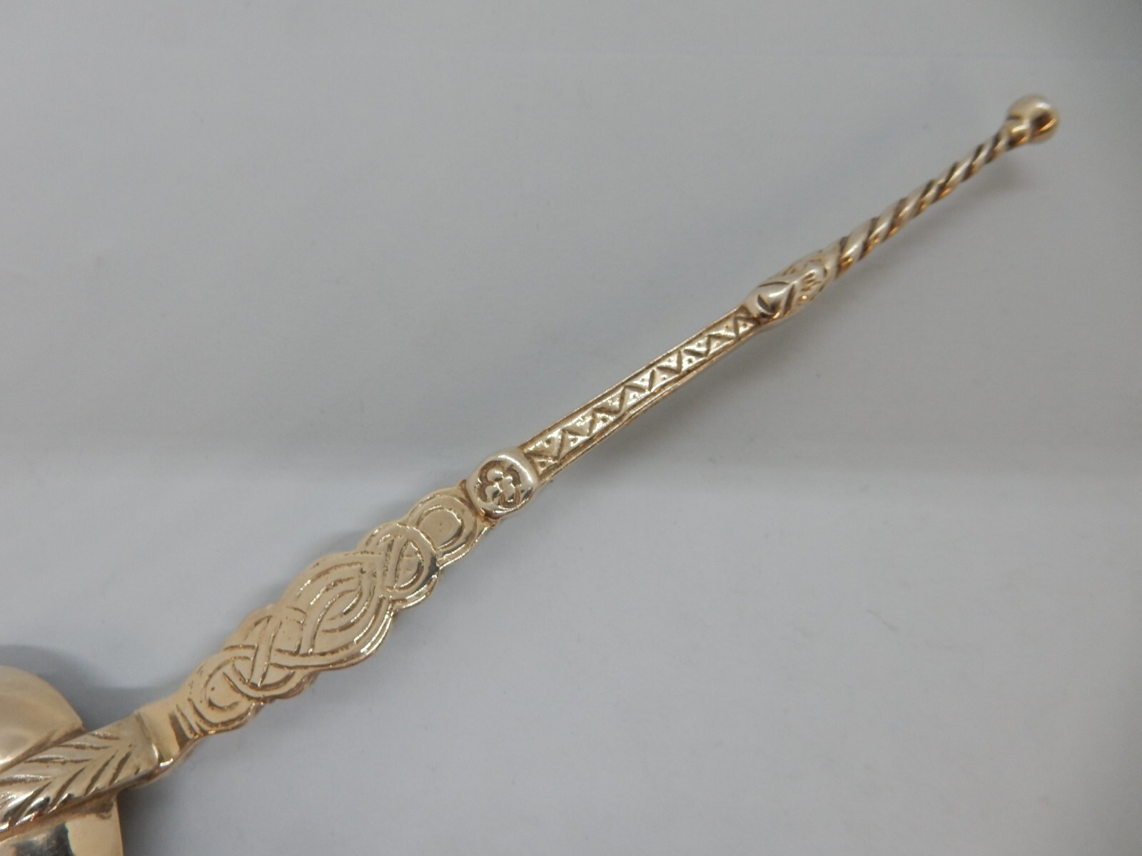 Edward VII Solid Silver CORONATION Royal ANOINTING Dessert SPOON Lon 1901 17cm