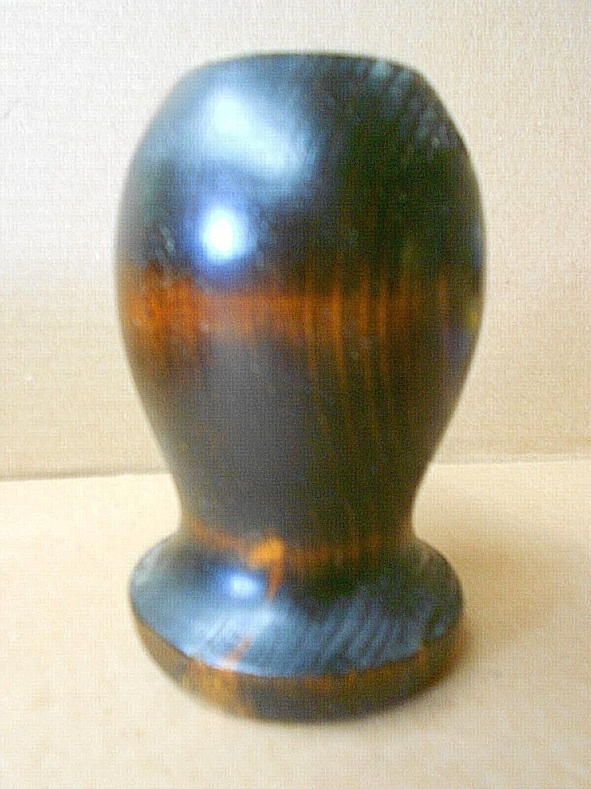 Salvaged Wood Finial Walnut ? 4 3/4″ Tall x 3 1/4″ Dia(Base) Upcycle Repurpose