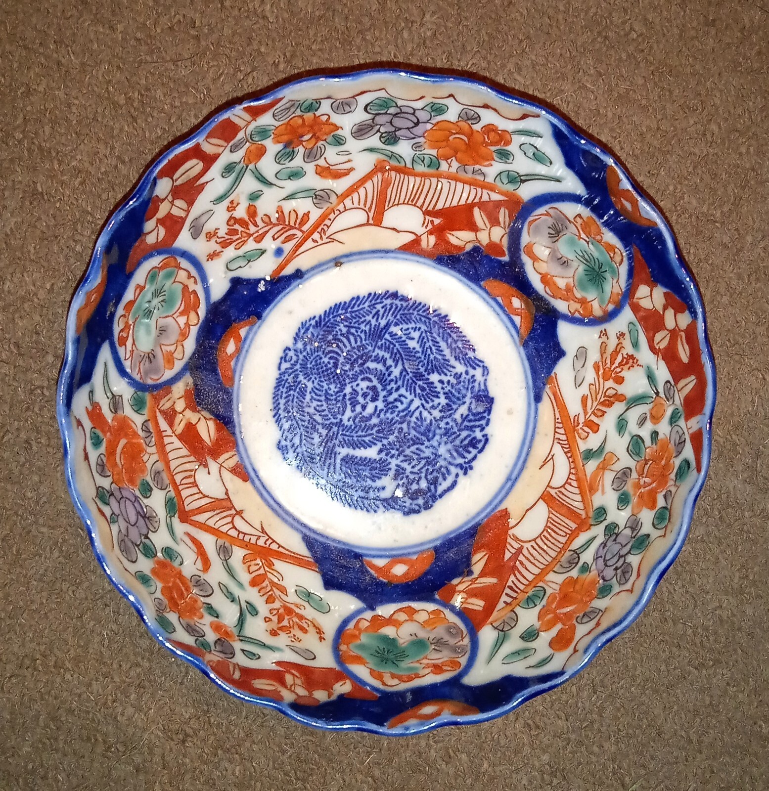 Beautiful Antique Meiji Period Japanese Imari Bowl – c.1870 – Excellent