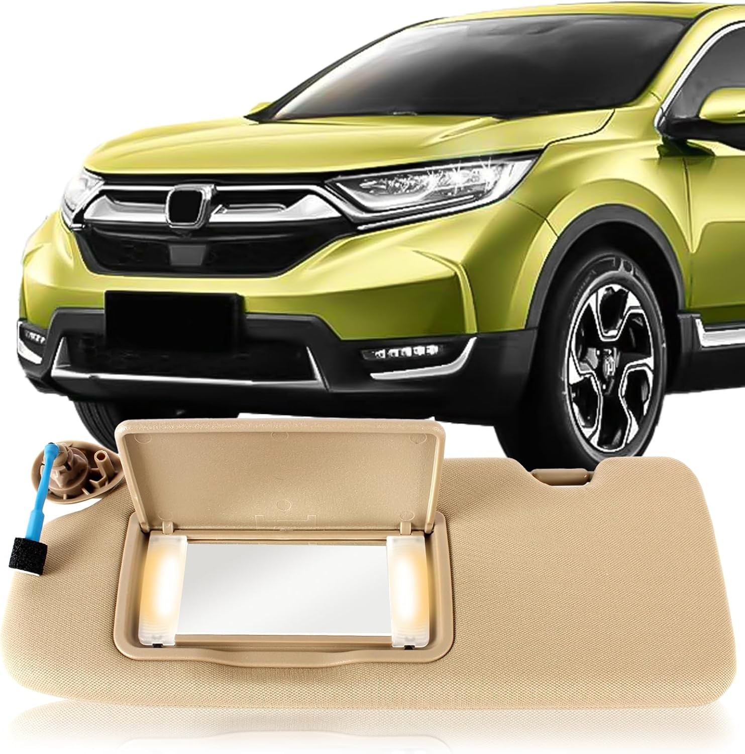 Left Driver Side Sun Visor for Honda CRV CR-V 2017 2018 2019 2020 2021 2022 Sunv