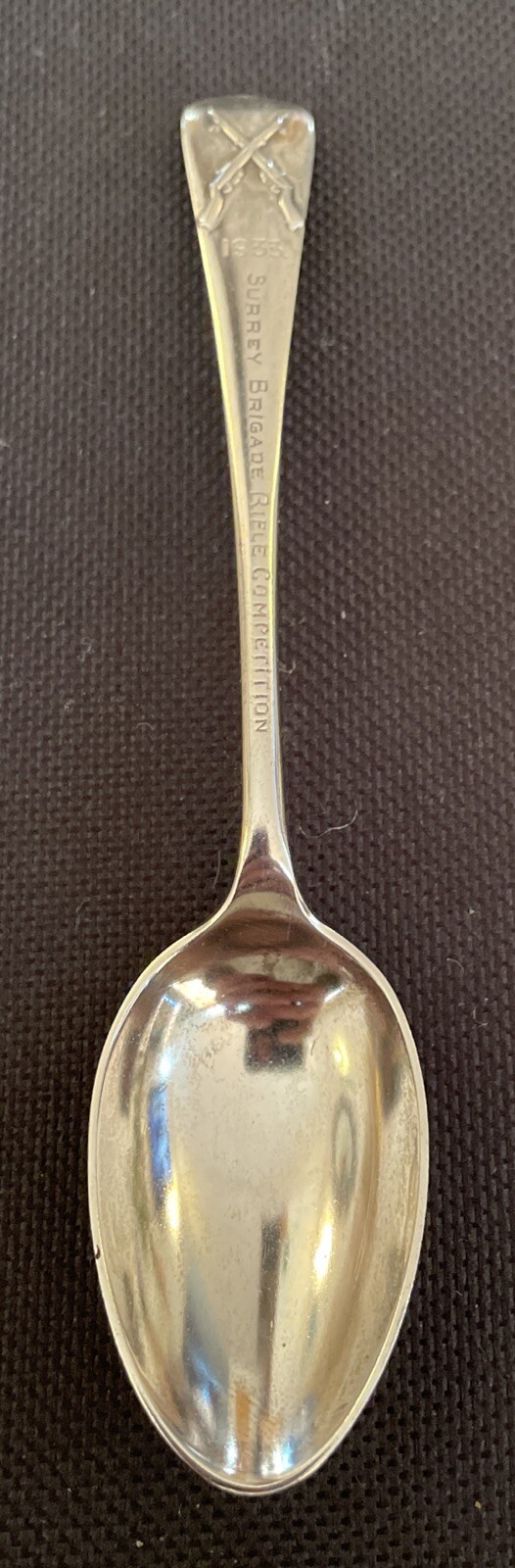 1933 Sterling silver Surrey brigade rifle competition spoon 925