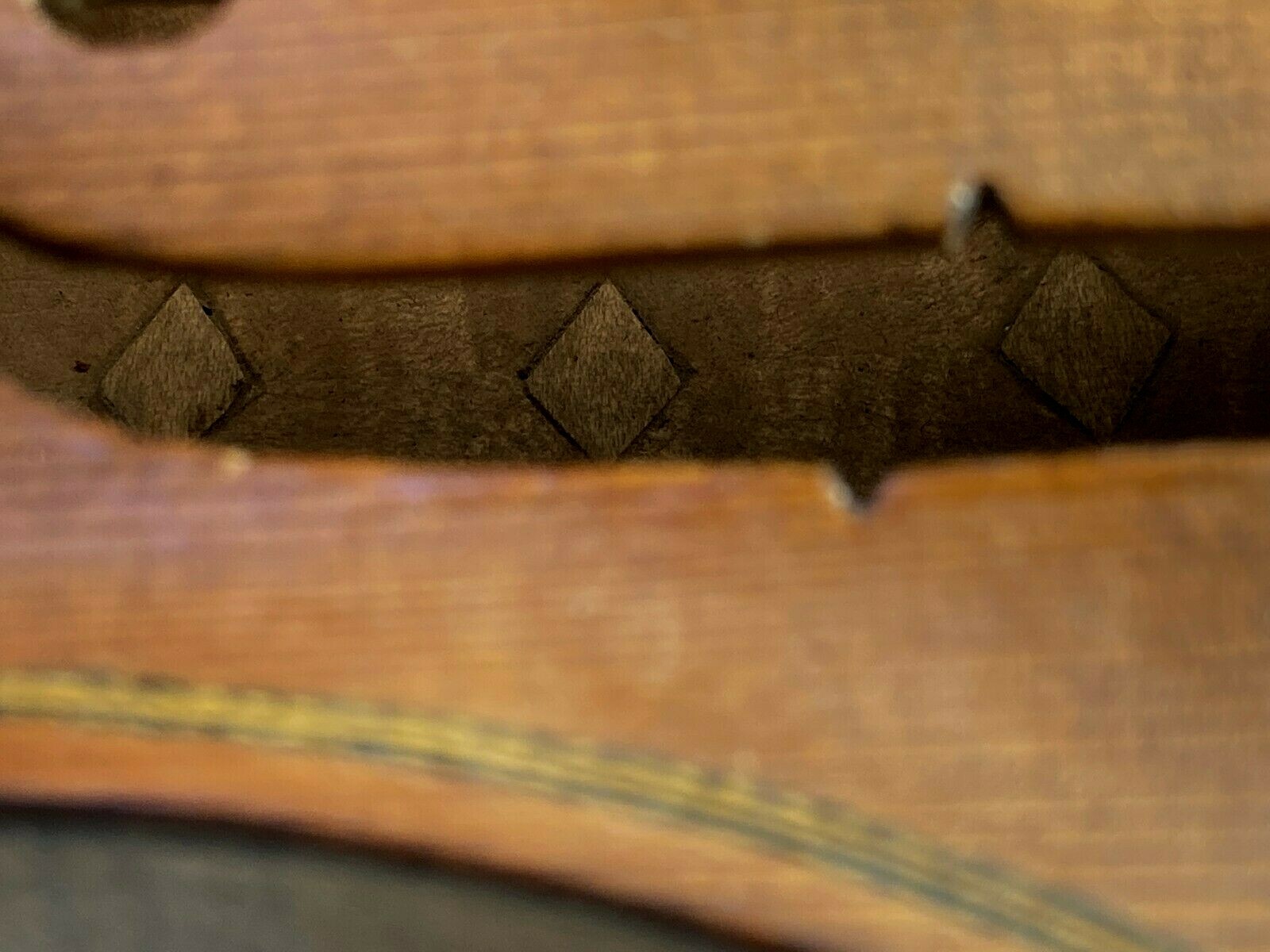 Antique Violin 1 Piece Belly 2 Piece Tiger Maple Back Inlaid Purfling No Label