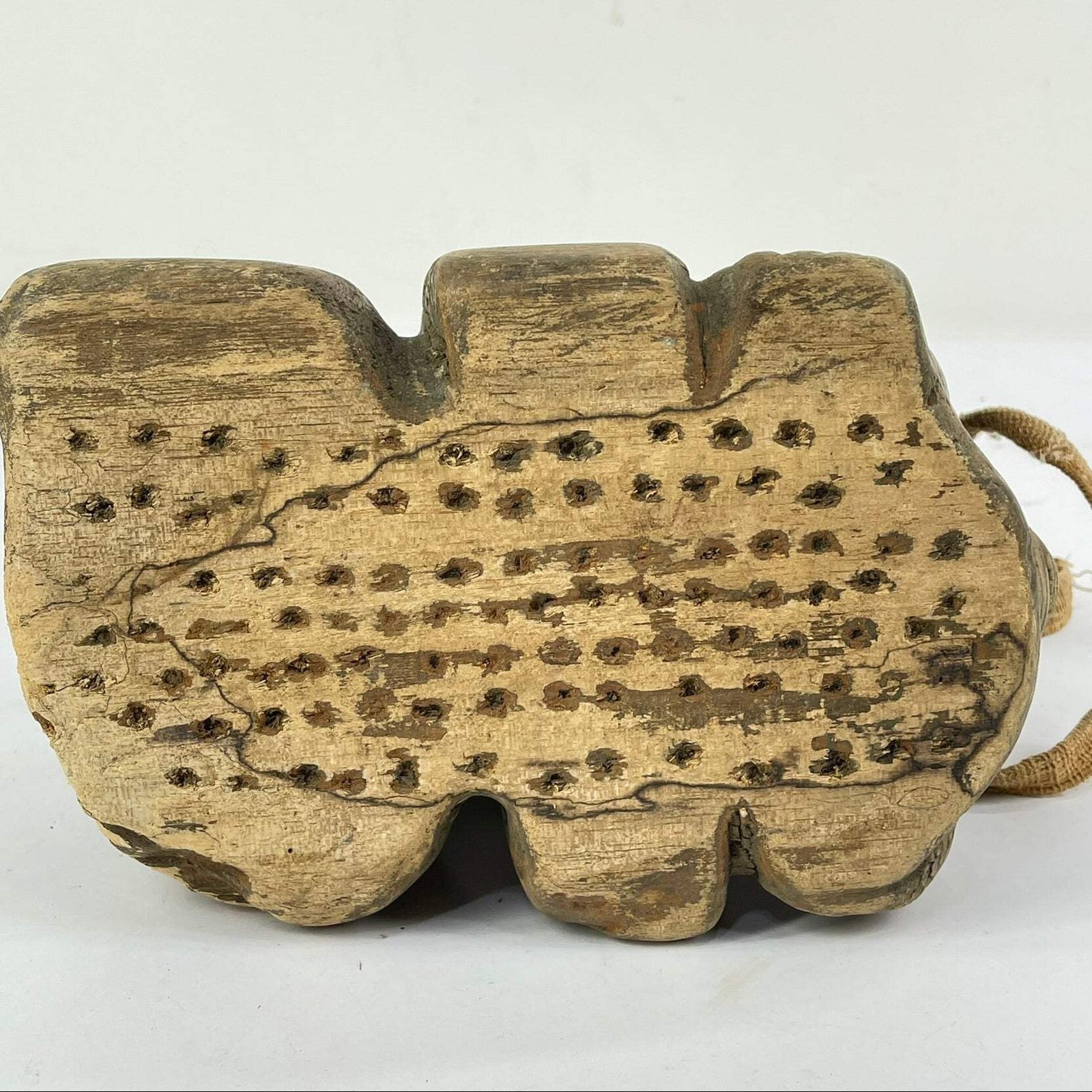 Tabwa Figural Stool with Strap Congo