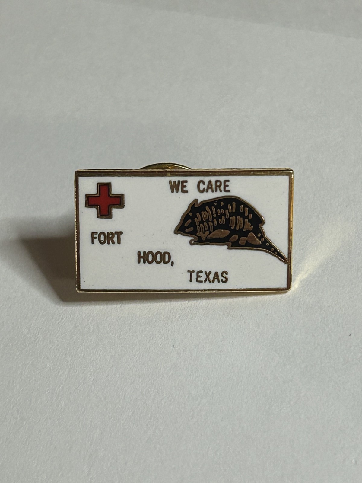 Fort Hood American Red Cross Pin – 1987, Texas