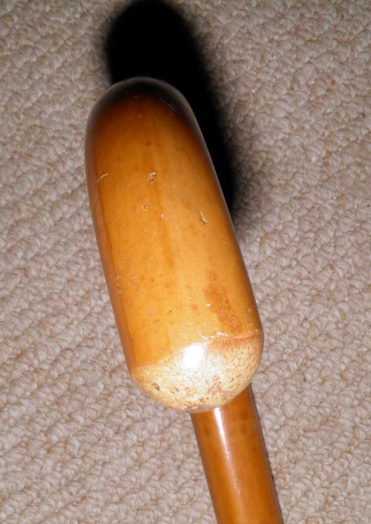 Antique Brigg Malacca Walking Stick / Cane – Bovine Horn Ferrule 88cm Long