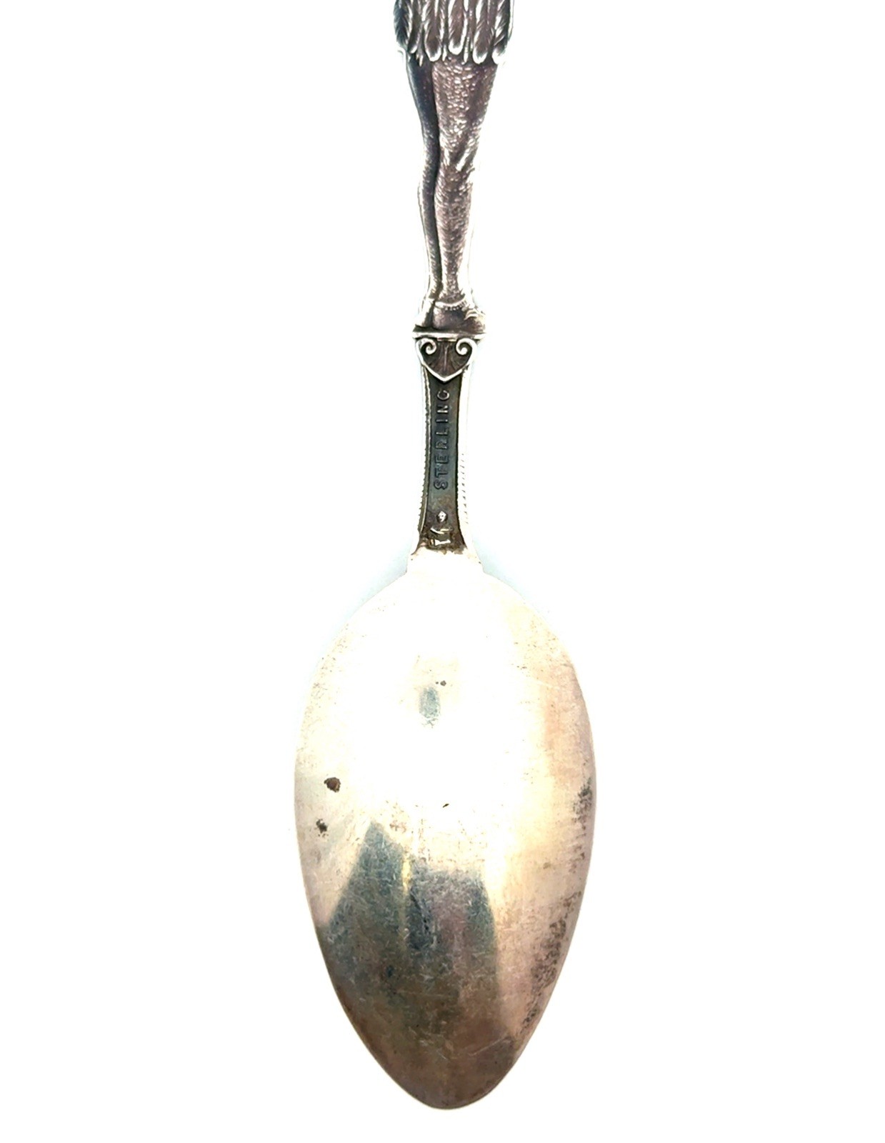 .925 Sterling Silver Full Figure Native American Souvenir Spoon, 18.7g