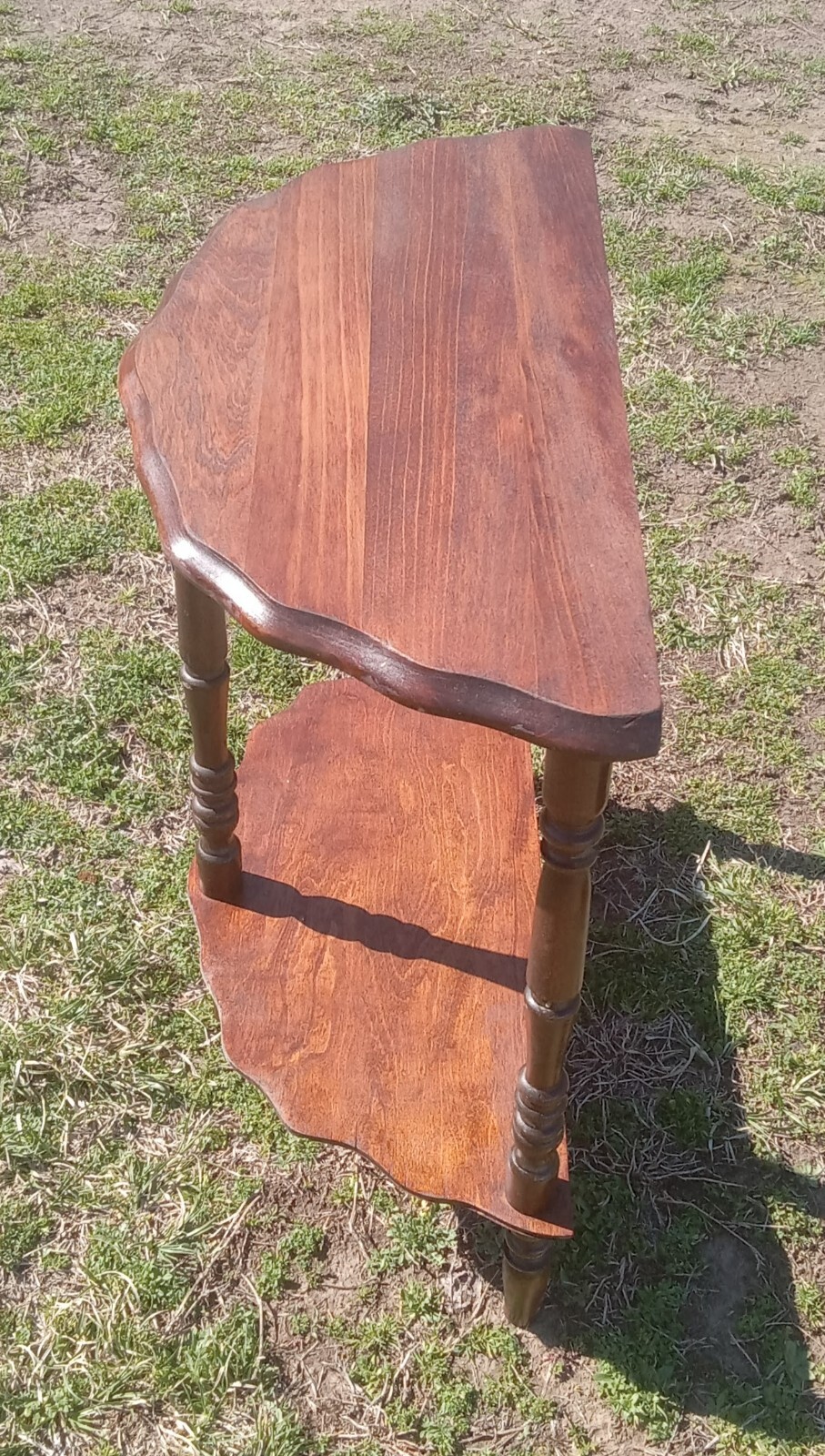 Mahogany Demilune Table / Entry Table (ET722)
