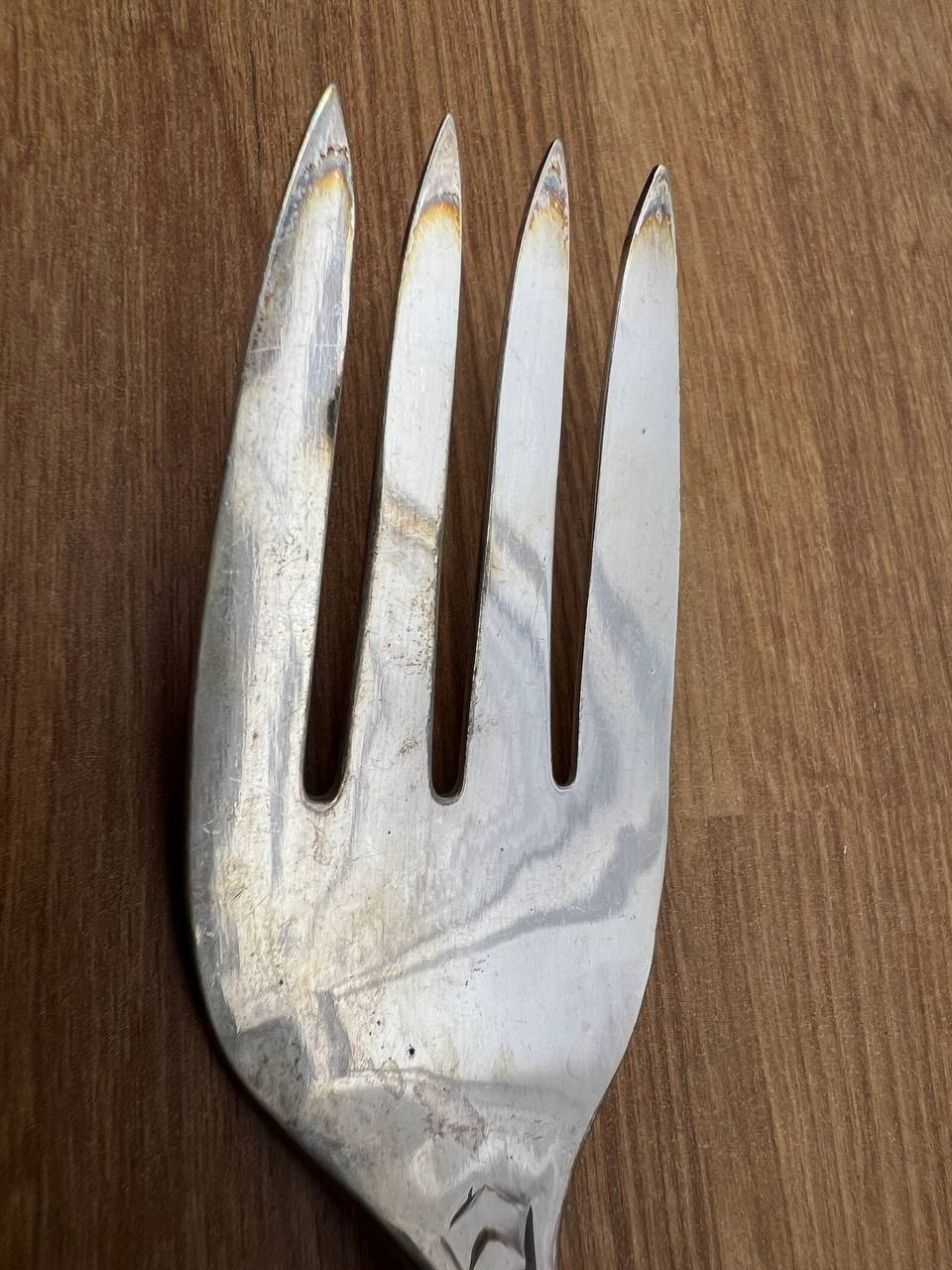 Vintage R.C. Co. Metrolite Silverplate Serving Fork 8-1/2” Oneida Community Made