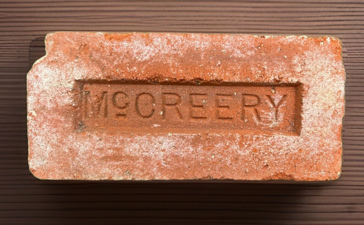 Antique McCreery Red Brick Houston Union Station 1910s Railroad Architectural