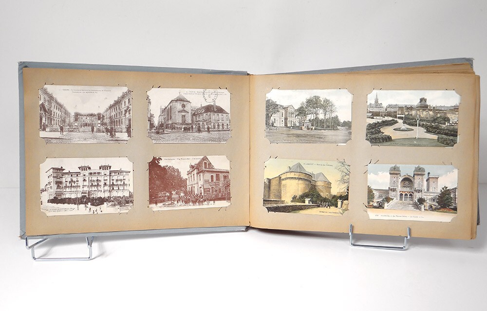 Album 287 Postcard CPA Collection Brittany Monuments Cities War