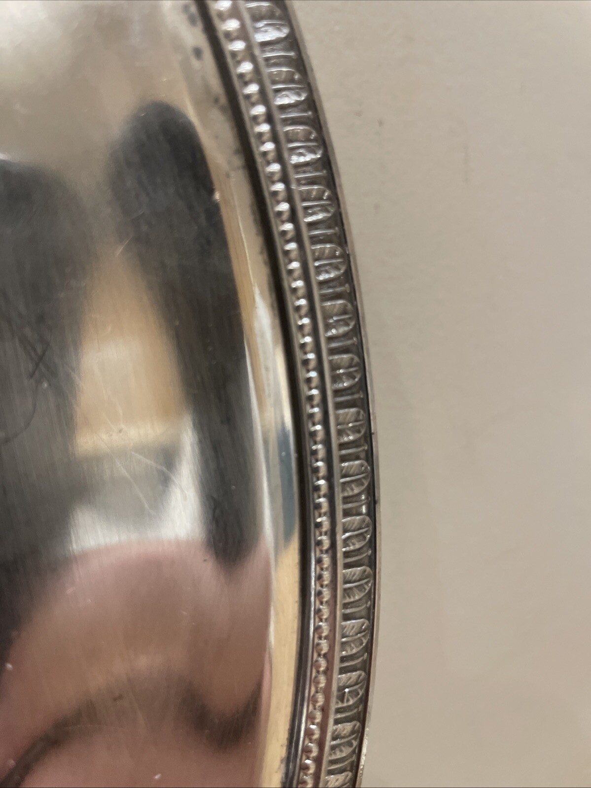 Christofle Gallia Malmaison Silver-Plated Circle Tray 30cm – See Pictures
