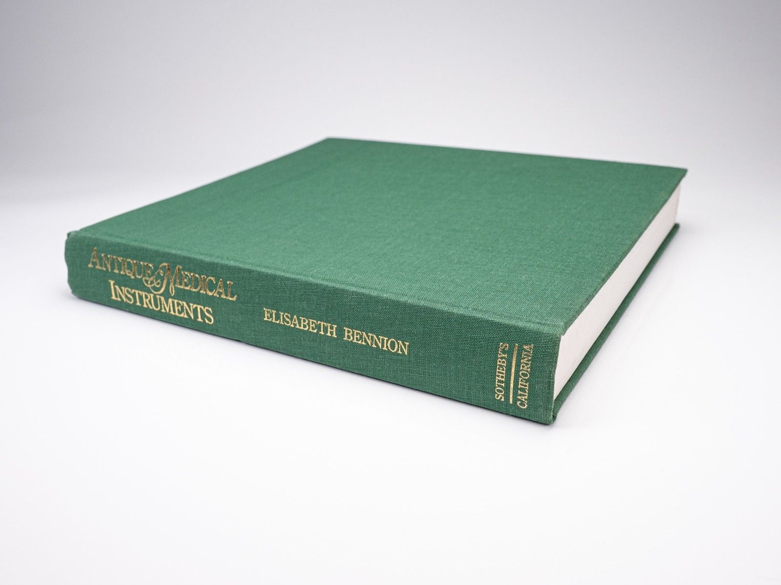 Antique Medical Instruments Reference Book Elisabeth Bennion 1986 Reprint HC/DJ